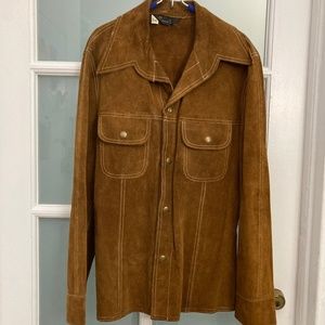 Vintage 1970's JC Penny Men's Suede Western Jacket